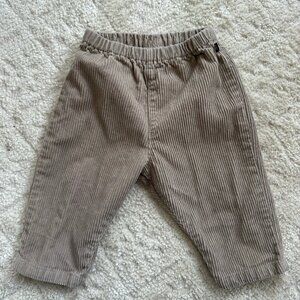 Petit Bateau baby boy beige corduroy pants 12m